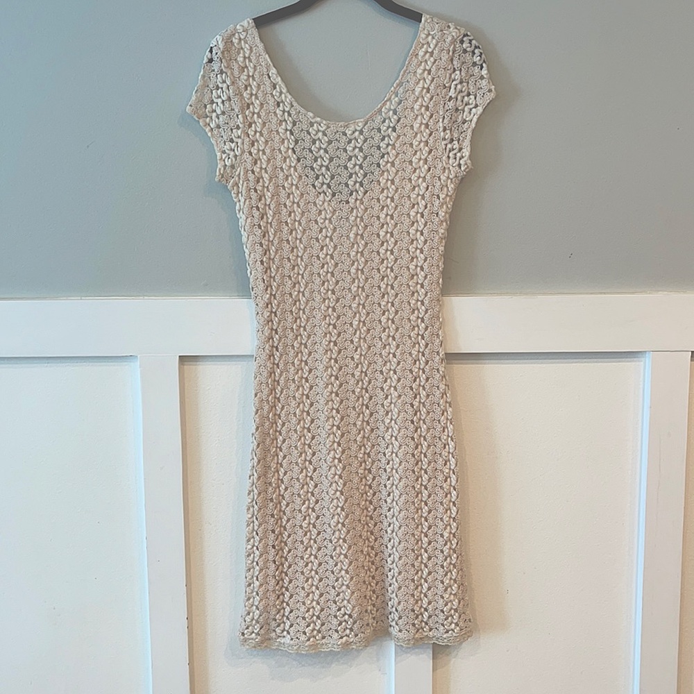 Free People cream dress size medium